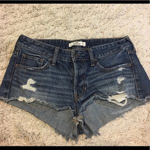 Hollister jean shorts